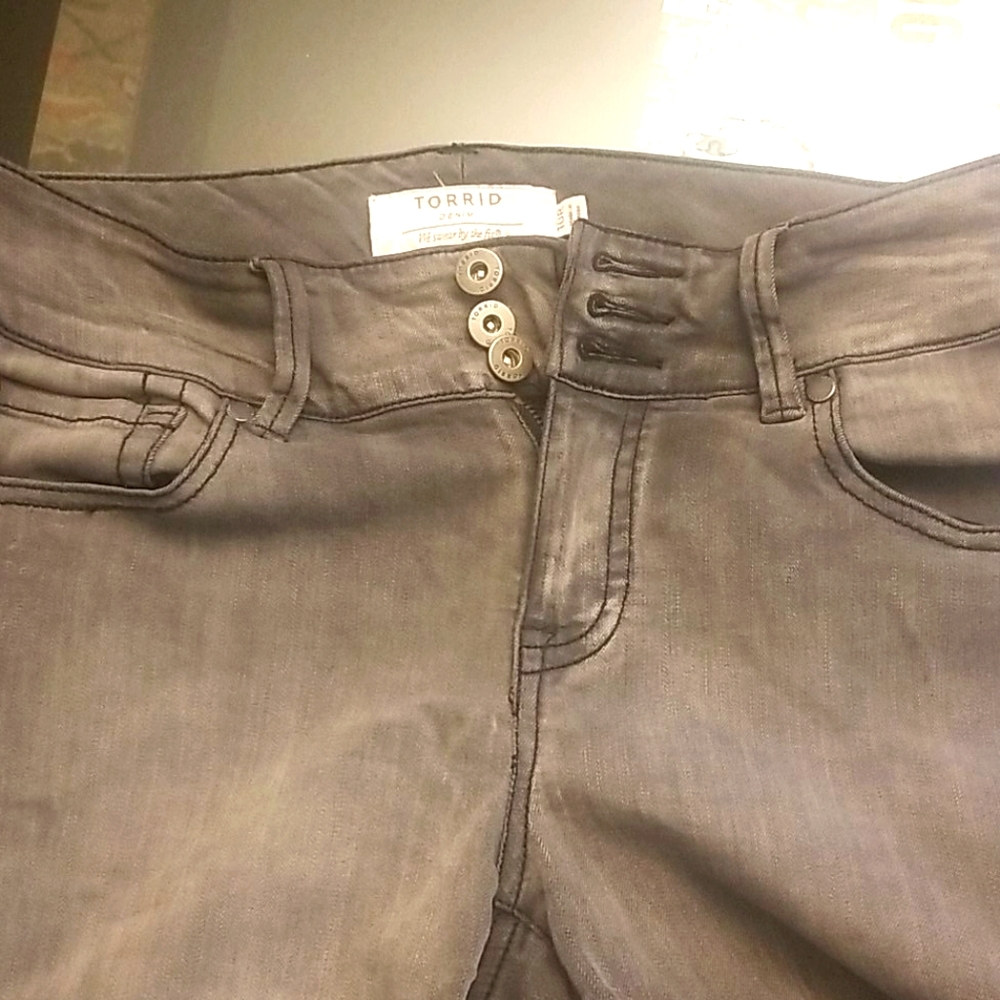 Torrid Jegging Jean's black skinny 10 Regular